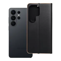 Etui z klapką na Samsung S26 ULTRA Luna Book Gold czarne