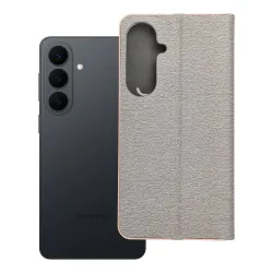 Etui z klapką na Samsung S26 PLUS Luna Book Gold srebrne