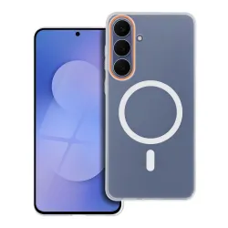 Etui na Motorola G86 Go Orange zgodne z MagSafe transparentne