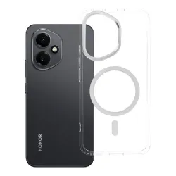Futerał do Honor 400 Frame Clear Hybrid Mag Cover zgodny z MagSafe transparentny