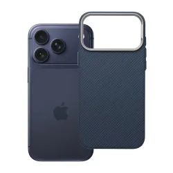 Etui na iPhone 17 Pro Max / 18 Pro Max (low camera edge) K-Look zgodne z MagSafe niebieskie
