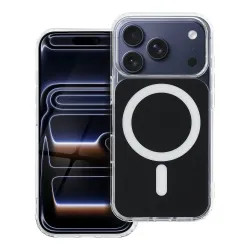 Etui na iPhone 17 Pro / 18 Pro (low camera edge) Clear Fusion Mag Cover zgodne z MagSafe czarne
