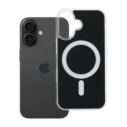 Etui na iPhone 16 Clear Fusion Mag Cover zgodne z MagSafe czarne