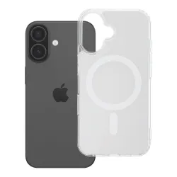 Etui na iPhone 16 Clear Fusion Mag Cover zgodne z MagSafe białe