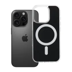 Etui na iPhone 16 PRO Clear Fusion Mag Cover zgodne z MagSafe czarne