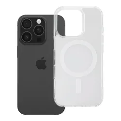 Etui na iPhone 16 PRO Clear Fusion Mag Cover zgodne z MagSafe białe