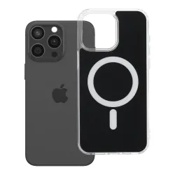 Etui na iPhone 15 PRO MAX Clear Fusion Mag Cover zgodne z MagSafe czarne