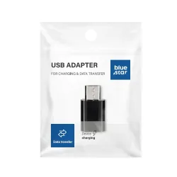 Adapter USB-C do Micro USB Blue Star czarny