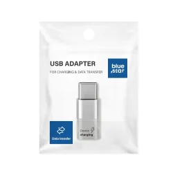Adapter Micro USB do USB-C Blue Star biały