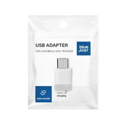 Adapter USB-C do Micro USB Blue Star biały