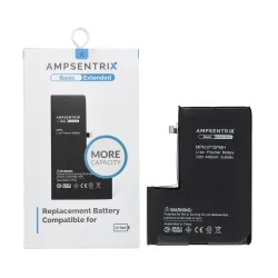 AmpSentrix Basic bateria do iPhone 12 Pro Max (zwiększona pojemność 4400 mAh)