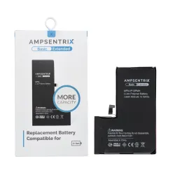 AmpSentrix Basic bateria do iPhone 15 Pro Max (zwiększona pojemność 4850 mAh)