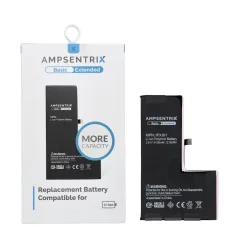 AmpSentrix Basic bateria do iPhone XS (zwiększona pojemność 3150 mAh)