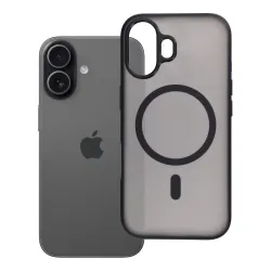 Etui na iPhone 17 Flexline Mag Cover zgodne z MagSafe czarne