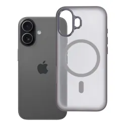 Etui na iPhone 17 Flexline Mag Cover zgodne z MagSafe szare