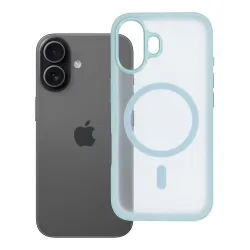 Etui na iPhone 17 Flexline Mag Cover zgodne z MagSafe zielone