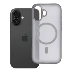 Etui na iPhone 16 Flexline Mag Cover zgodne z MagSafe szare