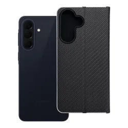Etui z klapką na Samsung A57 5G Luna Book Carbon czarne