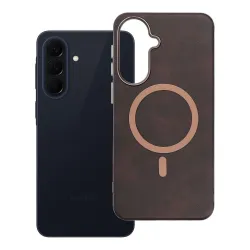 Etui na Samsung A57 Gentleman Mag Cover zgodne z MagSafe brązowe