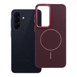 Etui na Samsung A57 Frame Mag Cover zgodne z MagSafe fioletowe