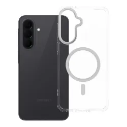 Etui na Samsung A37 Frame Cleear Hybrid Mag Cover zgodny z MagSafe transparentne