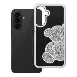 Etui na Samsung A27 5G Teddy Bear srebrne