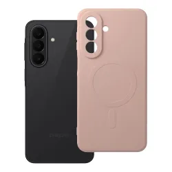 Etui na Samsung A27 Silicone Mag Cover zgodne z MagSafe (camera protection) różowe