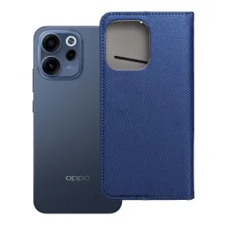 Etui z klapką na Oppo Reno 15F Smart Case Book granatowe