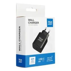 Ładowarka sieciowa do telefonu Blue Star USB C AVS (iPhone 17/18Pro/Pro Max) SFC2.0 3A 60W TFB-SFC-60W czarna