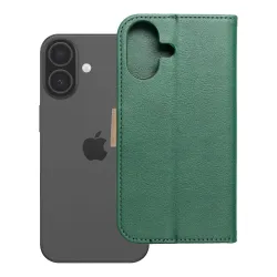 Etui z klapką na iPhone 17 / 18 Split Book zielono-złote