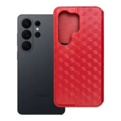 Etui z klapką na Samsung S26 ULTRA Cubic Book czerwone