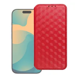 Etui z klapką na Xiaomi Redmi NOTE 15 PRO 4G Cubic Book czerwone
