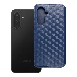 Etui z klapką na Samsung A17 / A18 Cubic Book niebieskie