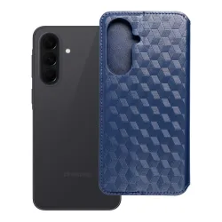 Etui z klapką na Samsung A37 Cubic Book niebieskie