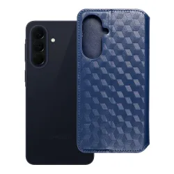 Etui z klapką na Samsung A57 5G Cubic Book niebieskie