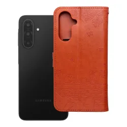 Etui z klapką na Samsung A17 / A18 Mezzo Book koty brązowe