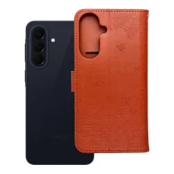 Etui z klapką na Samsung A57 5G Mezzo Book koty brązowy