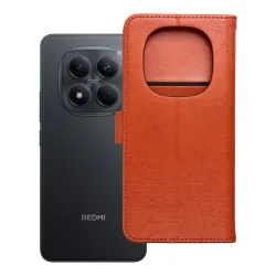 Etui z klapką na Redmi NOTE 15 PRO 5G Mezzo Book koty brązowe