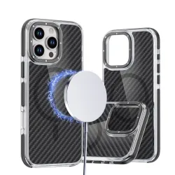 Etui na Xiaomi Redmi Note 15 PRO 4G Fiber zgodne z MagSafe czarne