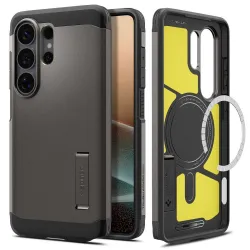 SPIGEN futerał TOUGH ARMOR kompatybilny z MagSafe do SAMSUNG S26 Ultra gunmetal