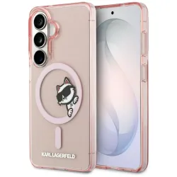 KARL LAGERFELD futerał do SAMSUNG S26 KLHMS26S6HCPSCP (Magnetic IML Peekaboo Choupette) różowy