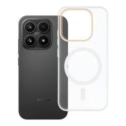 Etui na Xiaomi 17 Go Orange zgodne z MagSafe transparentne