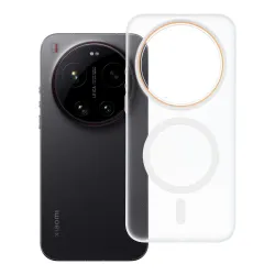 Etui na Xiaomi 17 ULTRA Go Orange zgodne z MagSafe transparentne