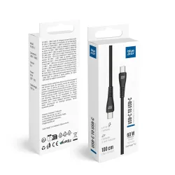 Kabel USB-C do USB-C Blue Star 3A 60W QC4.0 1 m PJ-DQ1-C czarny