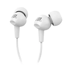 Słuchawki przewodowe douszne Jack 3,5 mm JBL C100Si białe