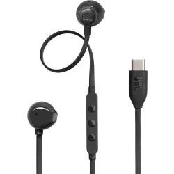 Słuchawki przewodowe douszne USB C JBL 305C czarne