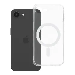 Etui na iPhone 16e (SE4 2025) / 17e Clear Case 2 mm Mag Cover zgodne z MagSafe (camera protection) transparentne