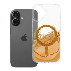 Etui na iPhone 17 Golden zgodne z MagSafe złote