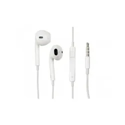 Oryginalne Słuchawki przewodowe douszne Apple A1472 EarPods MNHF2ZM/A 3,5mm blister białe
