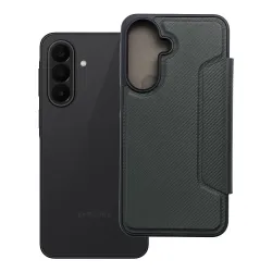 Etui z klapką na Samsung A27 Razor Book ciemnozielone